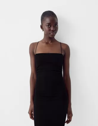 Abito midi Ponte di Roma con spalline