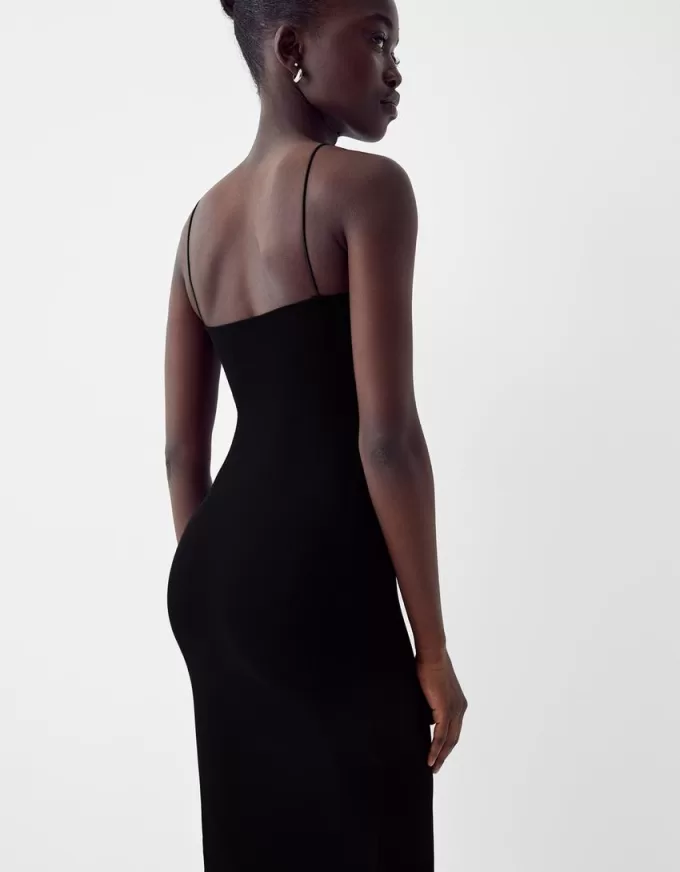 Abito midi Ponte di Roma con spalline