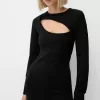 Abito midi con dettaglio cut-out