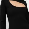 Abito midi con dettaglio cut-out