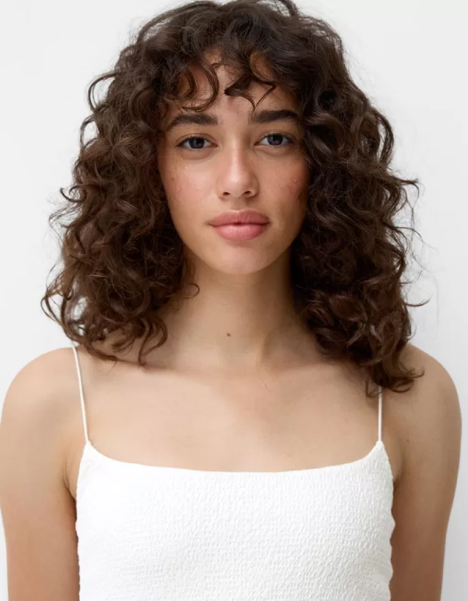 Abito midi con spalline