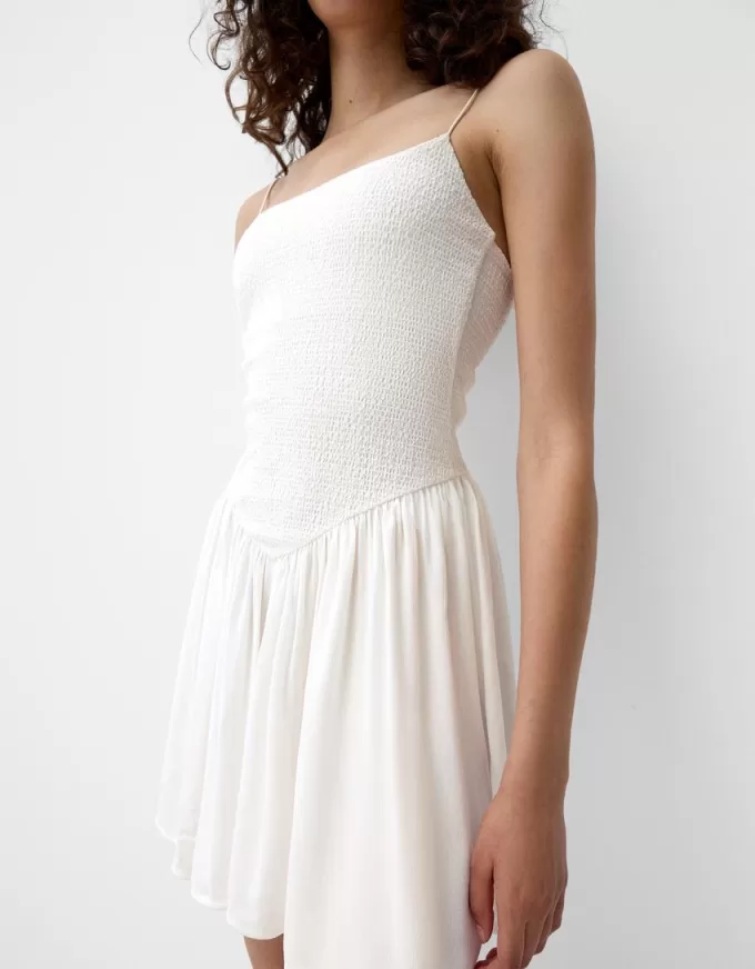 Abito midi con spalline