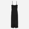 BERSHKA SERIES abito midi arricciato