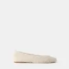 Ballerine in finto shearling
