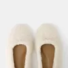 Ballerine in finto shearling