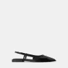 Ballerine slingback con punta affusolata