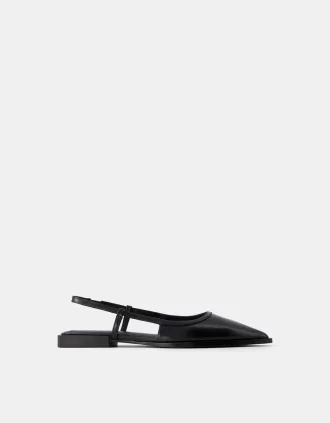 Ballerine slingback con punta affusolata