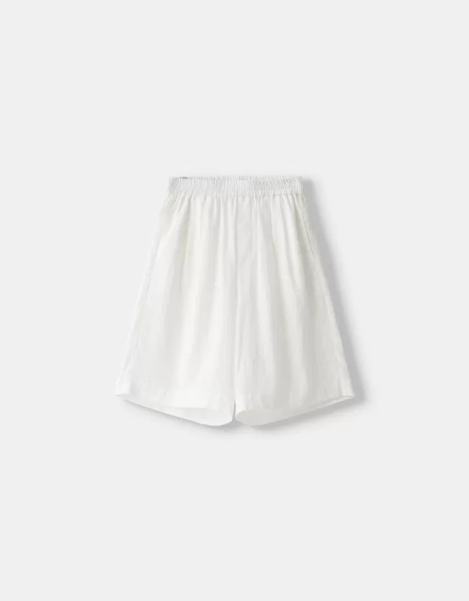 Bermuda in cotone rustico