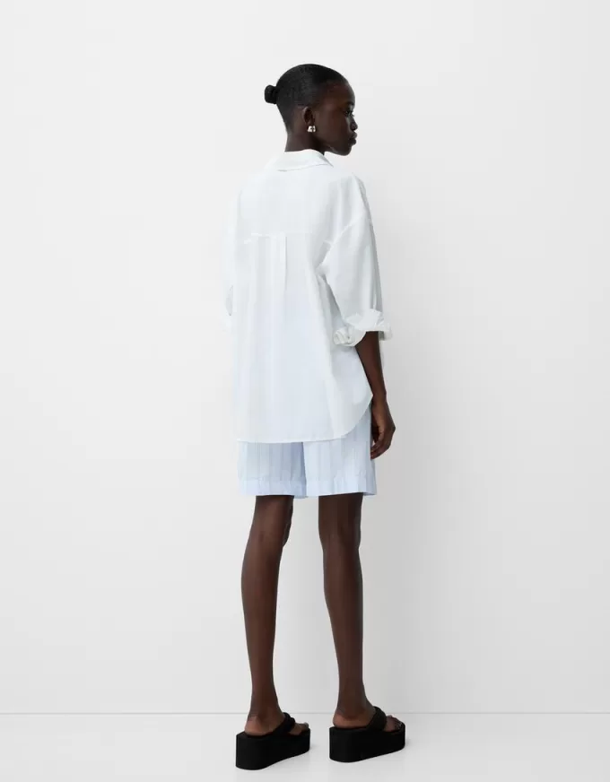 Bermuda jogger a righe