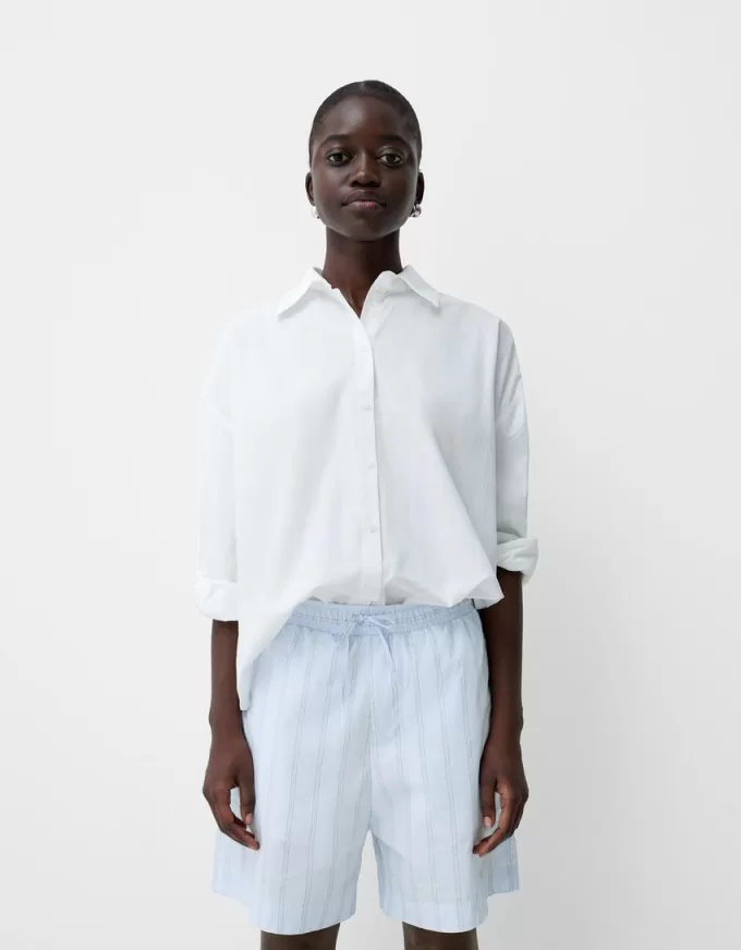 Bermuda jogger a righe