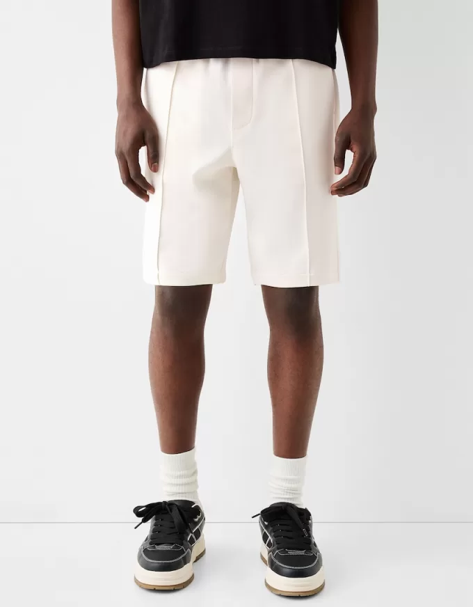 Bermuda jogger in interlock
