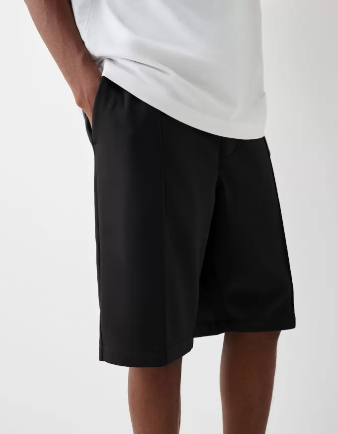 Bermuda jogger in interlock