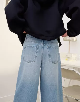 Bermuda larghi in denim