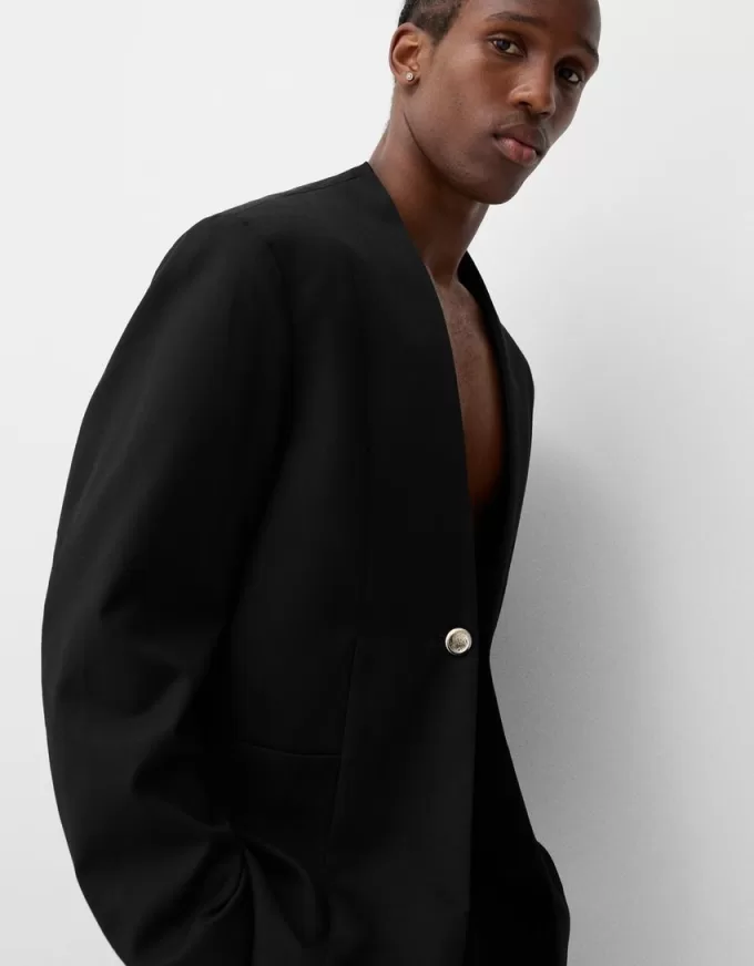 Blazer con dettagli bottoni