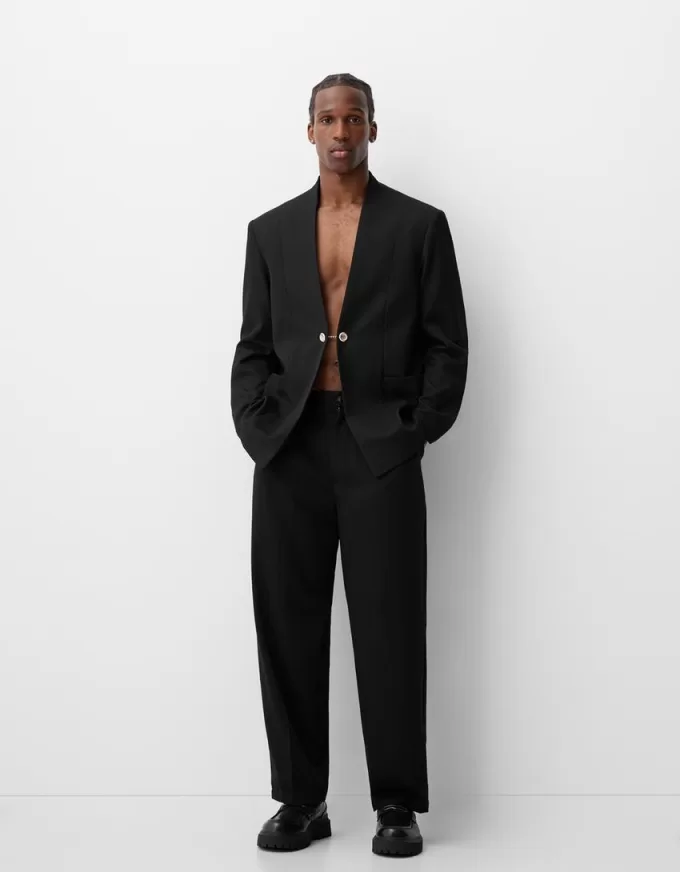 Blazer con dettagli bottoni