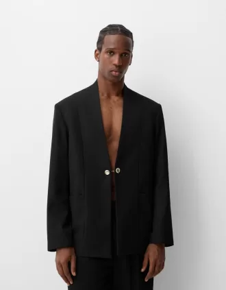 Blazer con dettagli bottoni