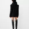 Blazer da abito oversize in raso