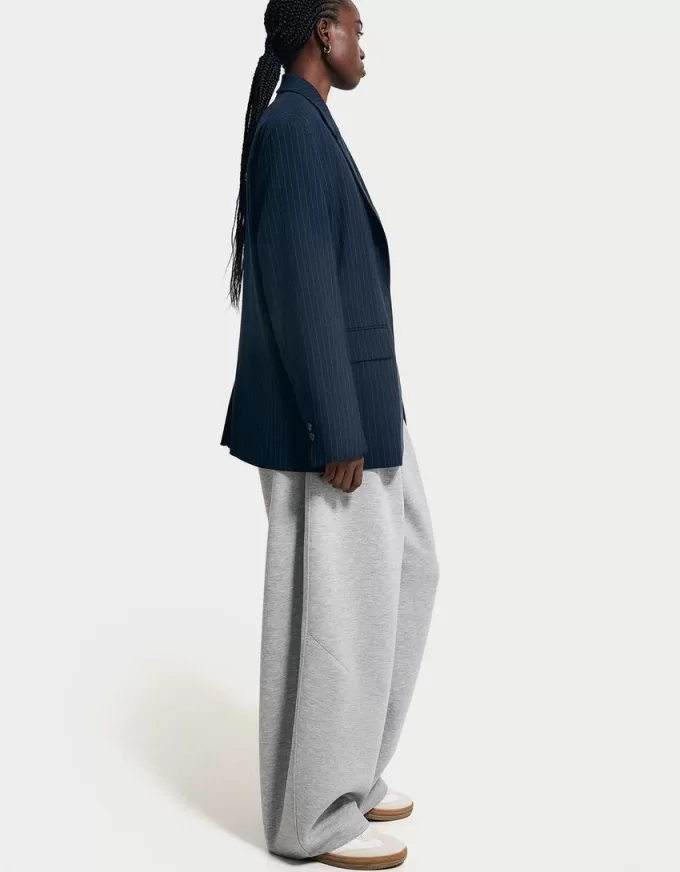 Blazer gessato oversize Blazer gessato oversize