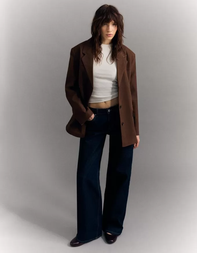 T-shirt a maniche corte con scollo rotondo