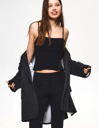 Blazer oversize chiazzato