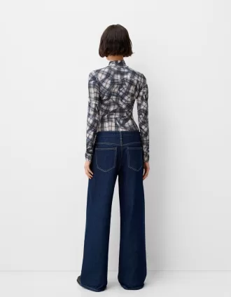 Body a maniche lunghe e collo alto