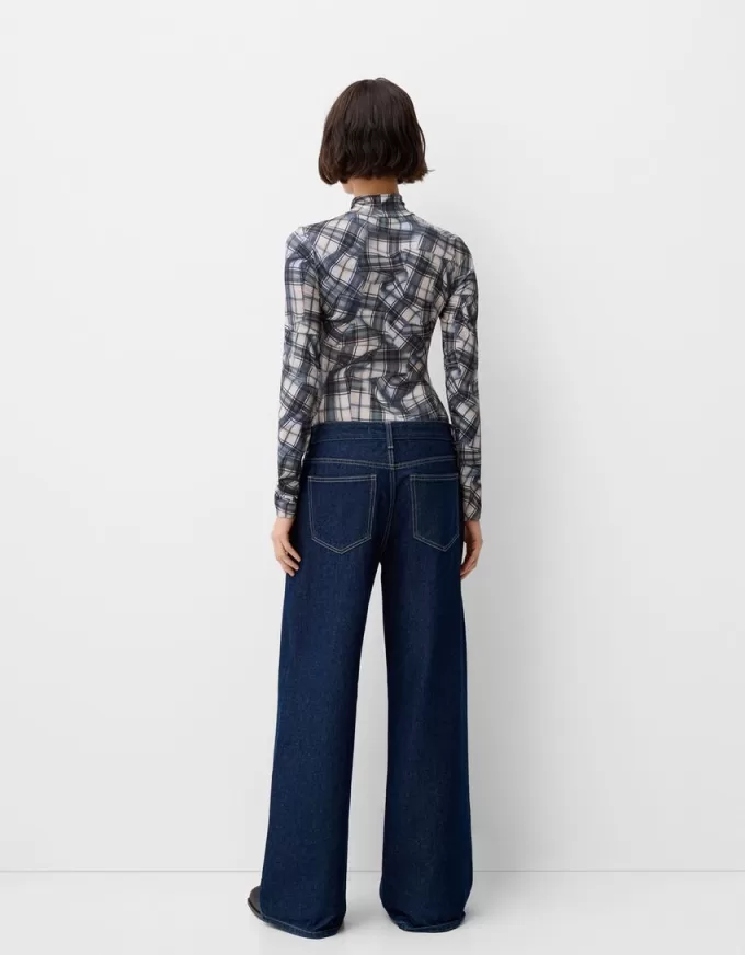 Body a maniche lunghe e collo alto