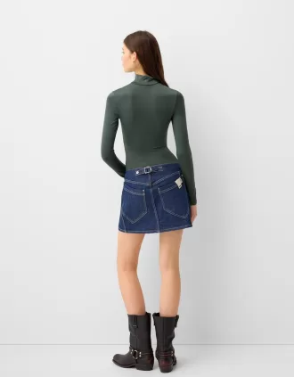 Body a maniche lunghe e collo alto