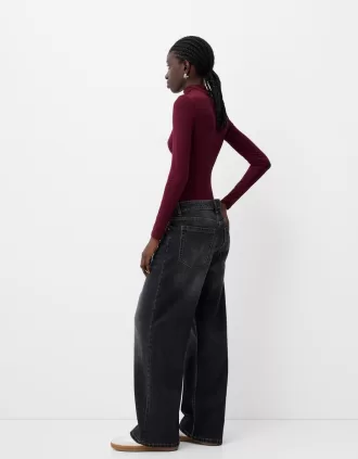 Body a maniche lunghe e collo alto