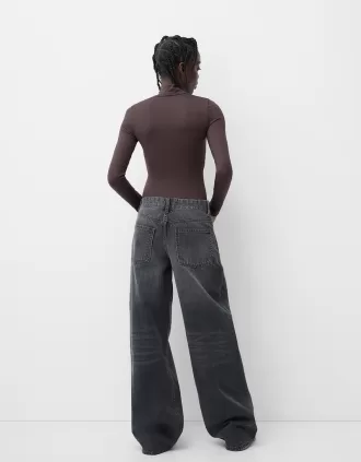 Body a maniche lunghe e collo alto