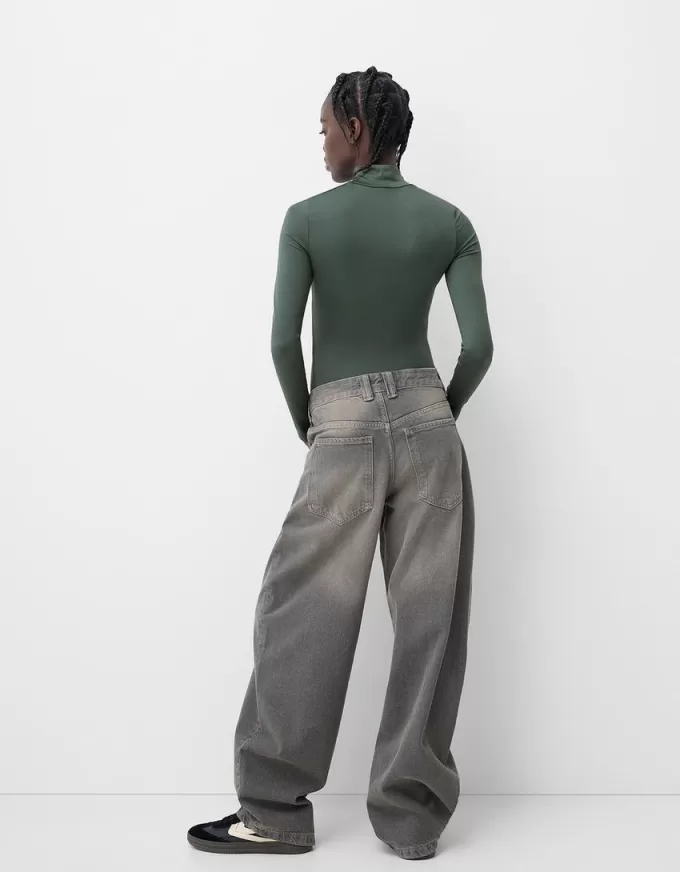 Body a maniche lunghe e collo alto