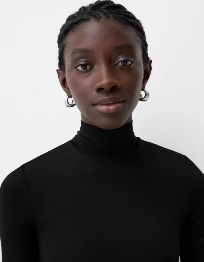 Body a maniche lunghe e collo alto