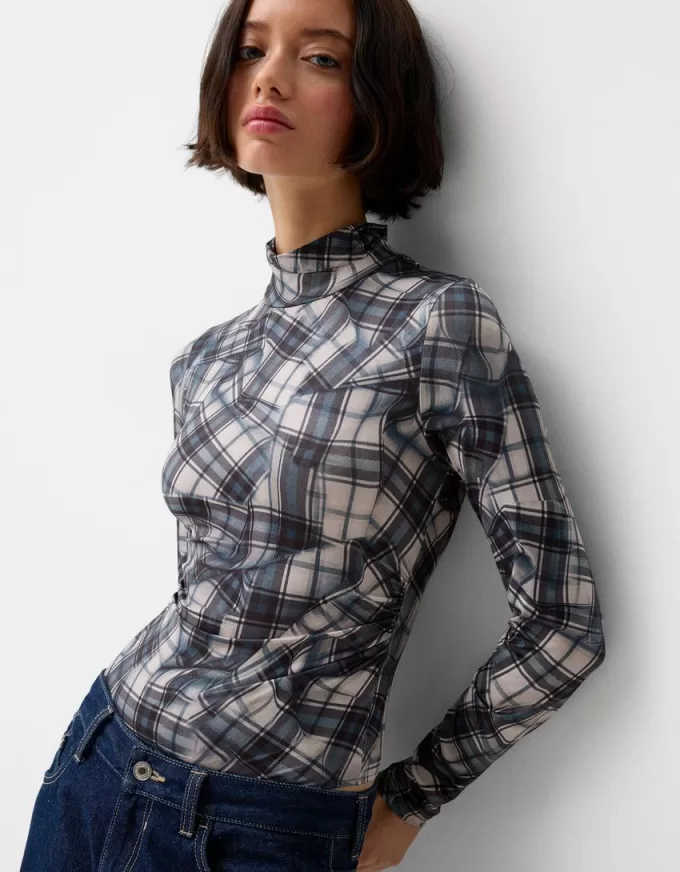 Body a maniche lunghe e collo alto