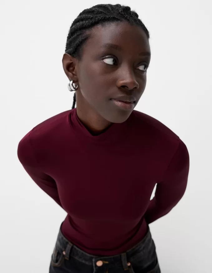 Body a maniche lunghe e collo alto