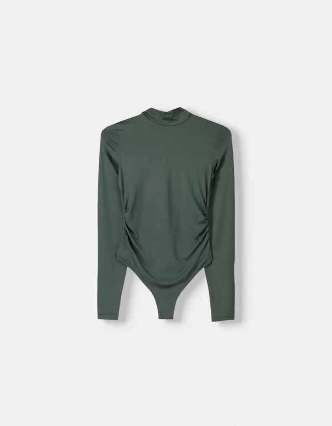 Body a maniche lunghe e collo alto