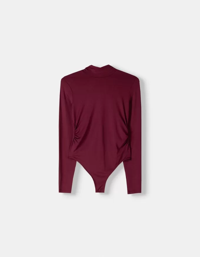Body a maniche lunghe e collo alto