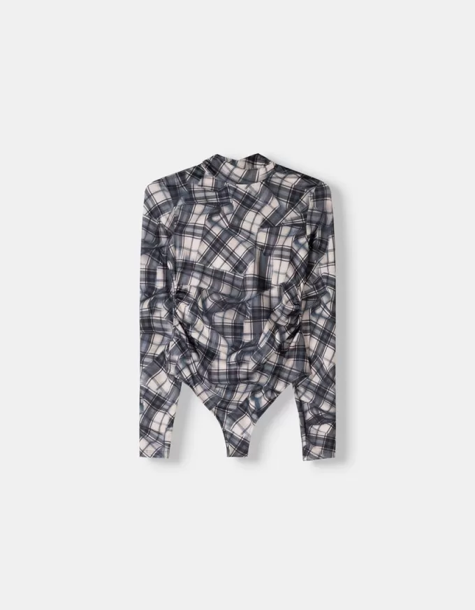 Body a maniche lunghe e collo alto