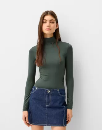 Body a maniche lunghe e collo alto