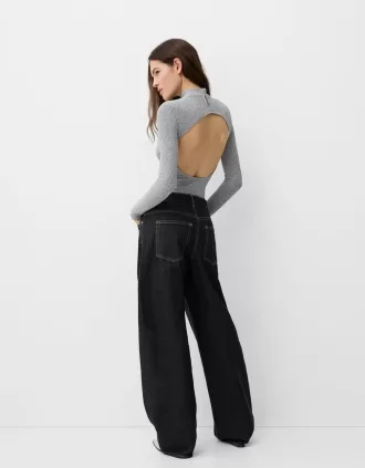 Body in filo metallico a maniche lunghe