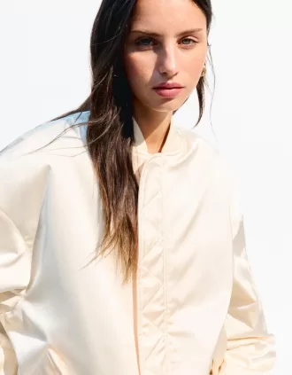 Bomber oversize SERIE BERSHKA