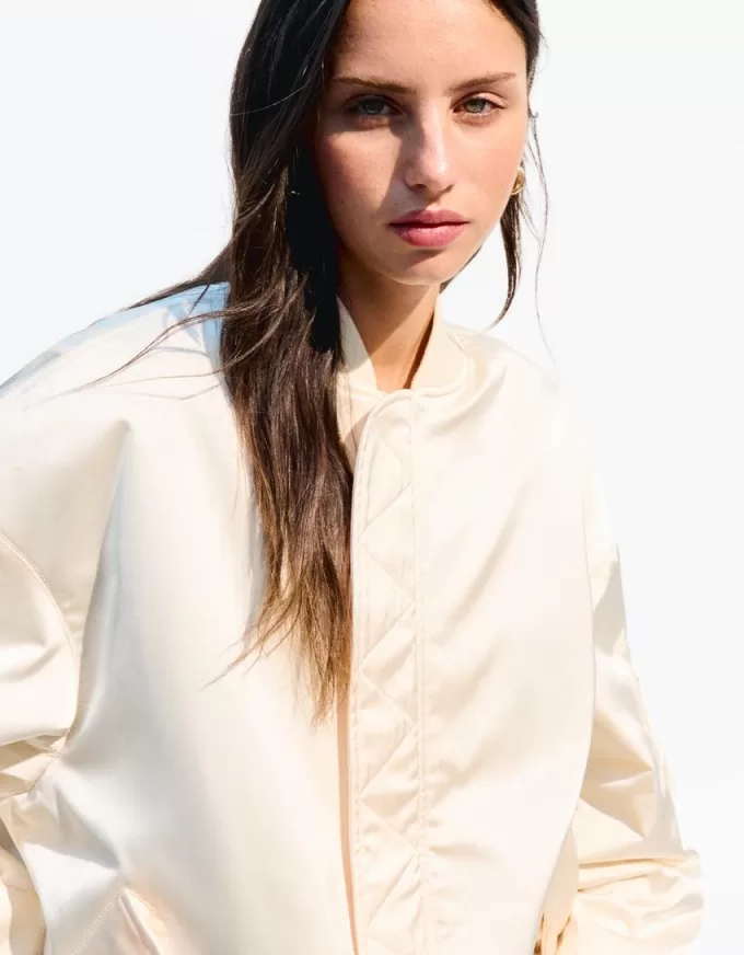 Bomber oversize SERIE BERSHKA