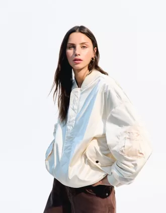 Bomber oversize SERIE BERSHKA