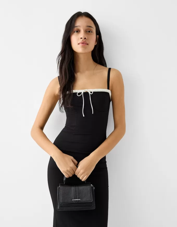 Borsa a tracolla in saffiano