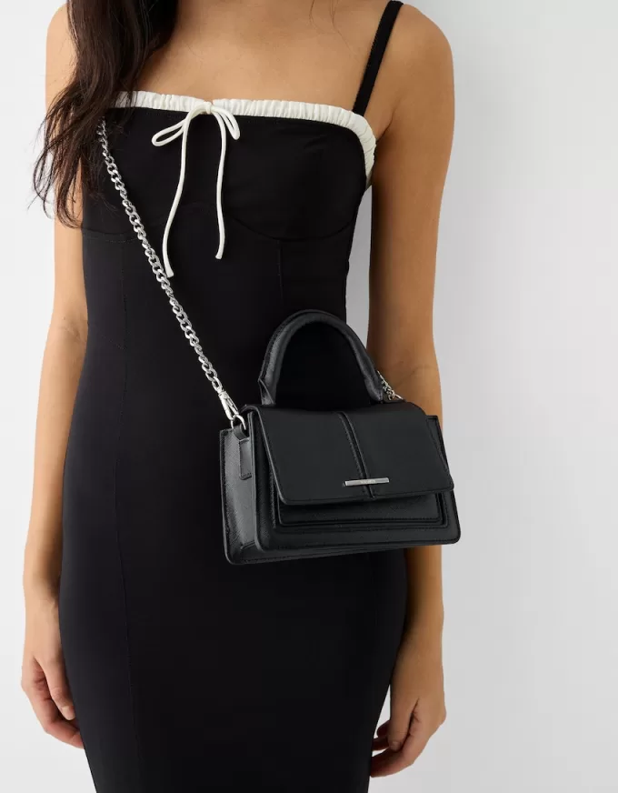 Borsa a tracolla in saffiano