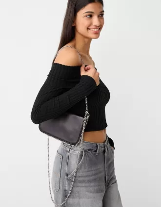 Borsa a tracolla multiuso effetto pelle