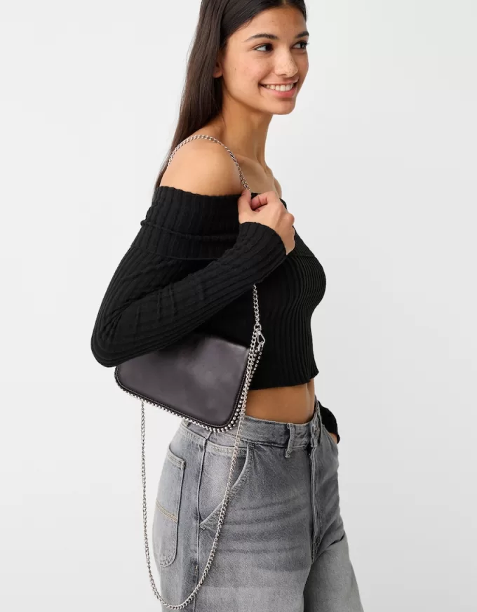 Borsa a tracolla multiuso effetto pelle