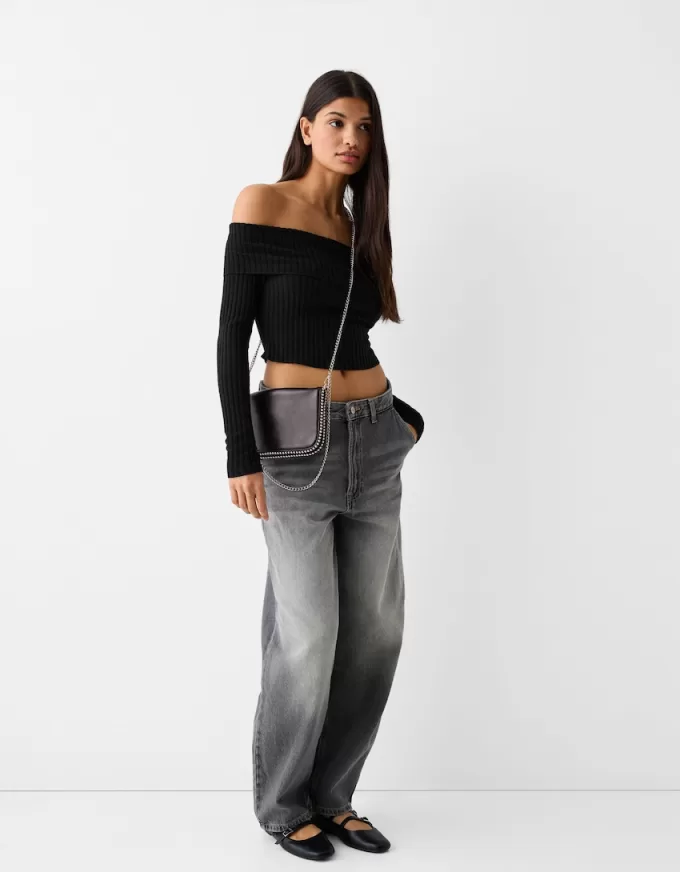 Borsa a tracolla multiuso effetto pelle