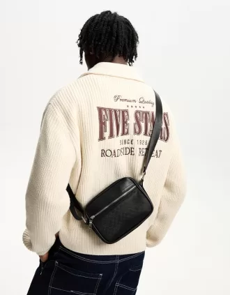 Borsa a tracolla tecnica stampata