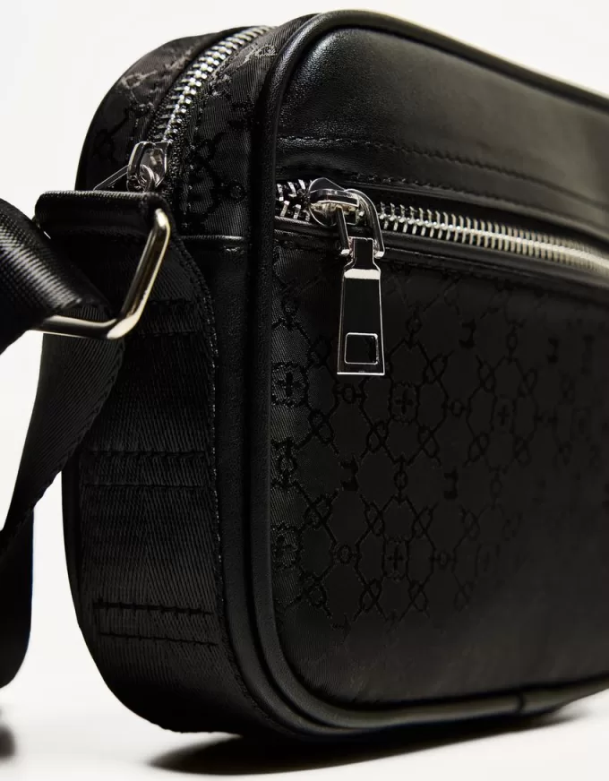 Borsa a tracolla tecnica stampata