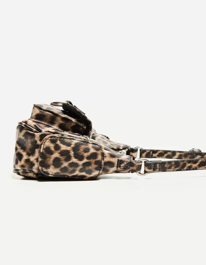 Borsa con stampa animalier