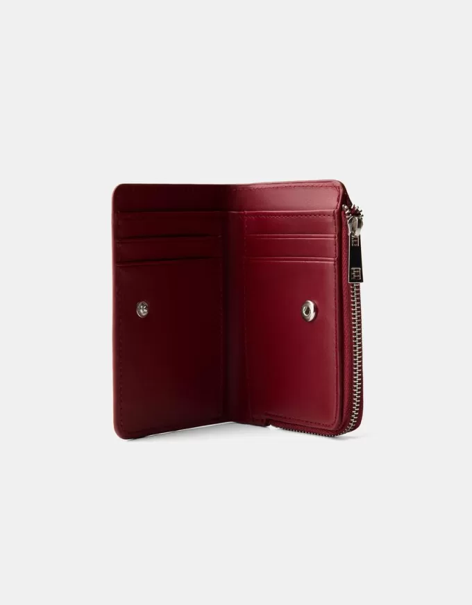 Borsa con stampa animalier con finitura in finta vernice goffrata